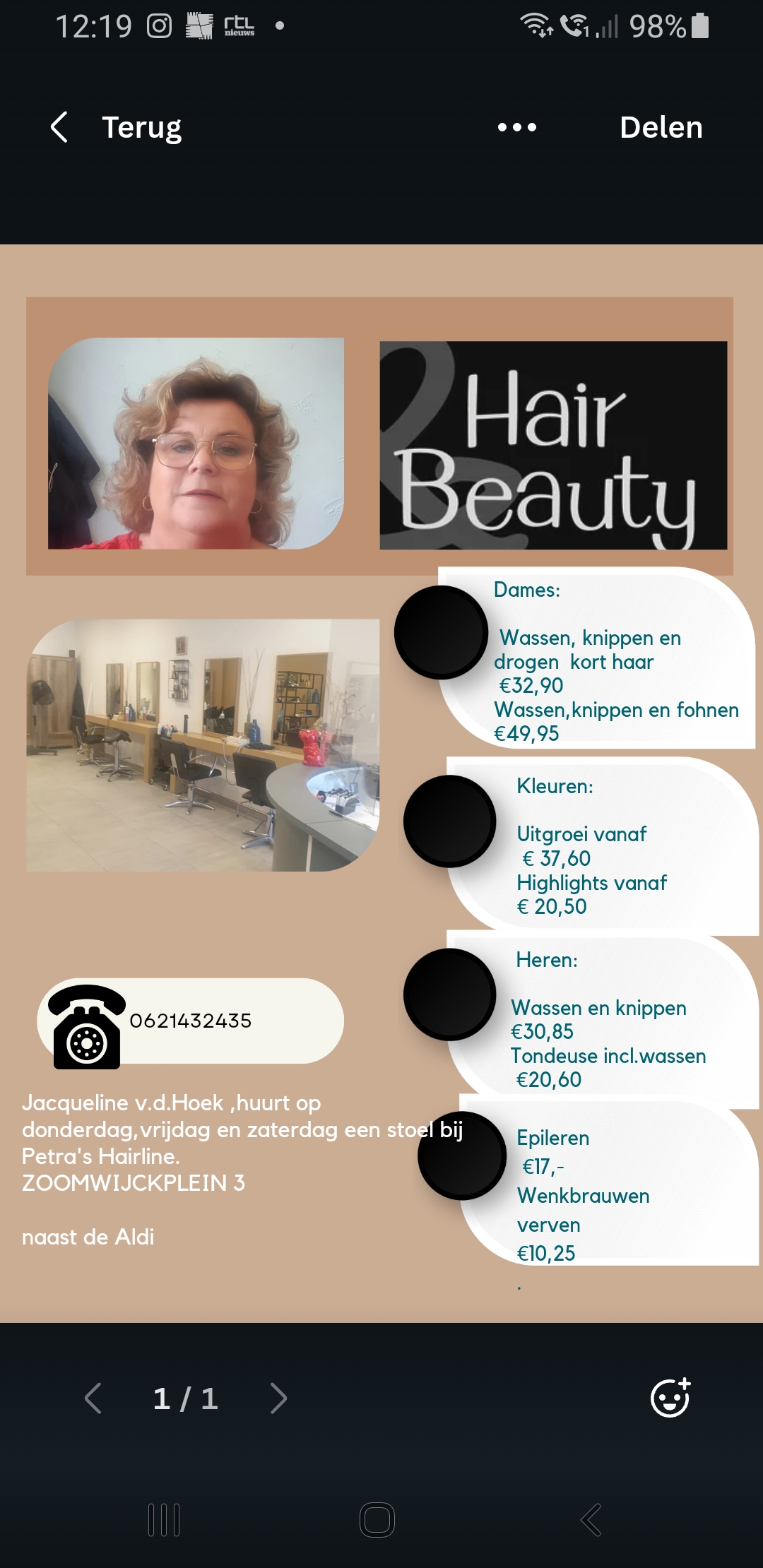 Kapper Oud-Beijerland - Kapsalon Van der Hoek Hair & Beauty